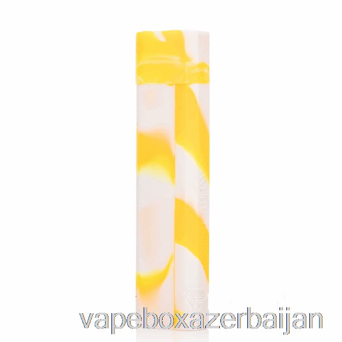 E-Juice Vape White Rhino Silicone Dab Out [Quartz] Yellow White (UV Glow)